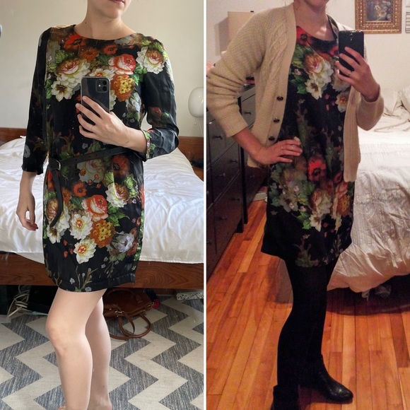 3 for 20$🌼 BEDO dress Small - flower pattern - Picture 2 of 7